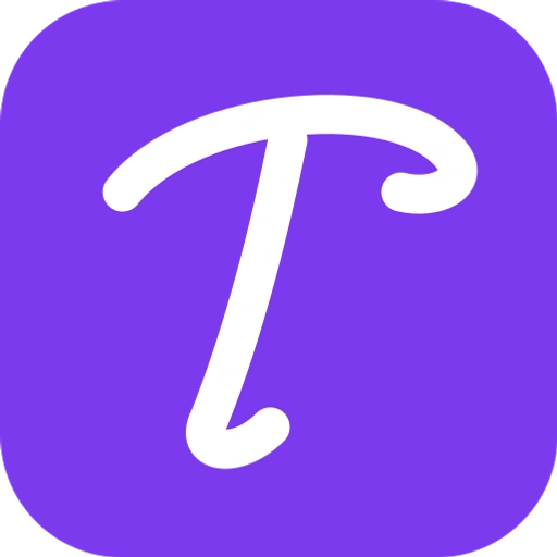 Text to Cursive Logo